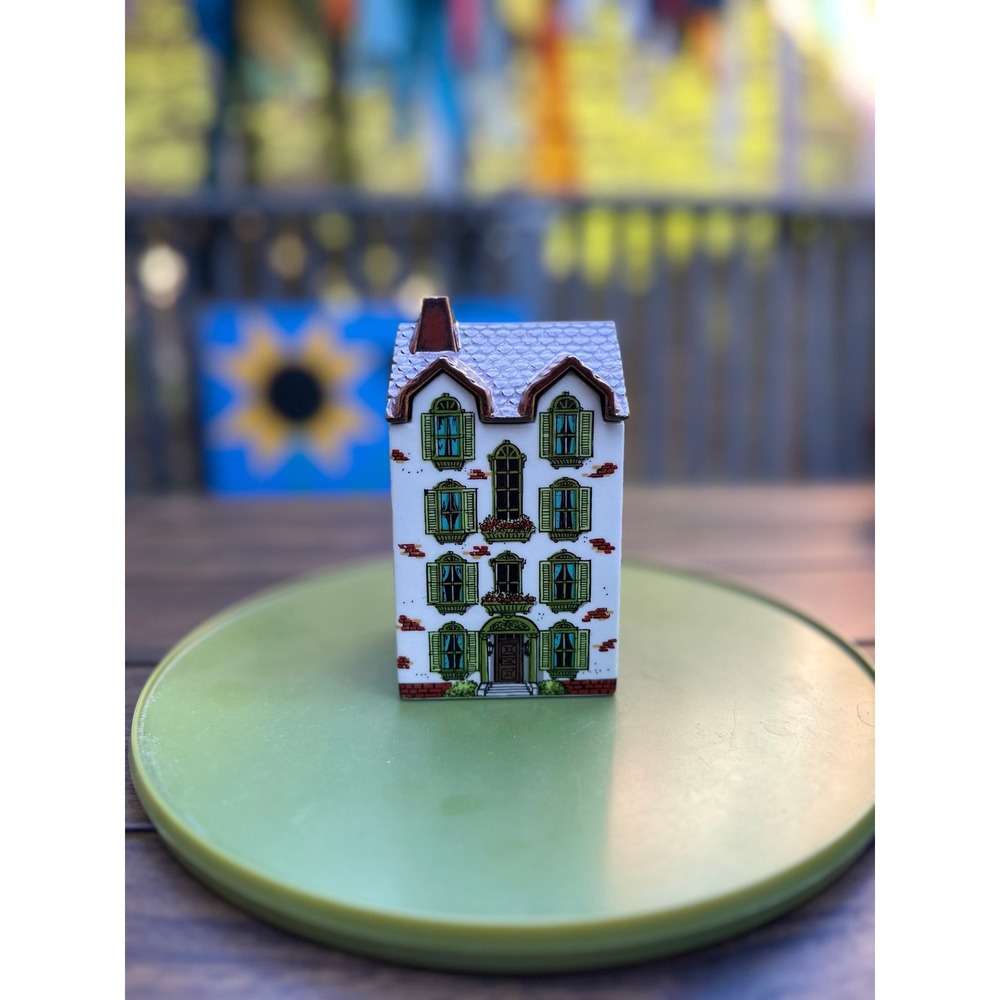 Vintage Ceramic Tea House Set Takahashi Decor Made in Japan Trinket Box - Picture 2 of 16
